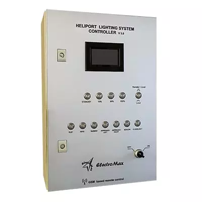 LCD Display Controller With Separate Circuits and GSM Control